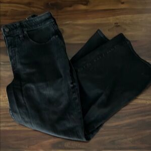 Madewell Wide Leg Black Jeans